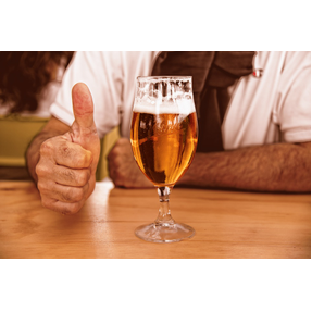 Lecker Glas Bier 